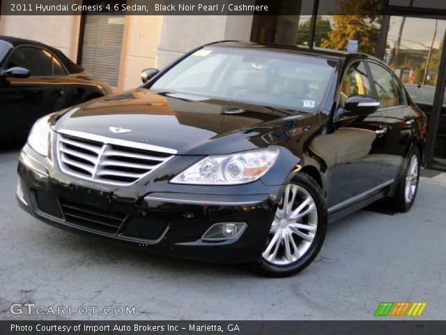 2011 Hyundai Genesis 4.6 Sedan in Black Noir Pearl