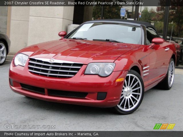 2007 Chrysler Crossfire SE Roadster in Blaze Red Crystal Pearlcoat