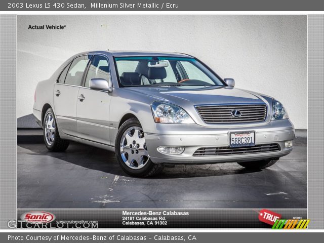 2003 Lexus LS 430 Sedan in Millenium Silver Metallic