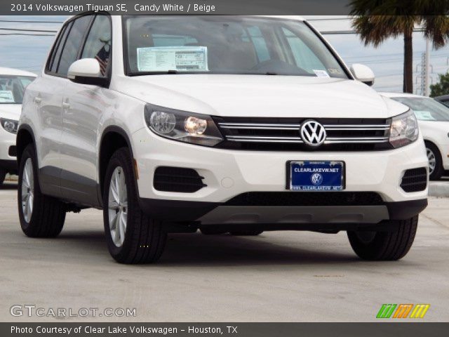 2014 Volkswagen Tiguan SE in Candy White