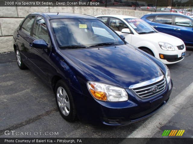 2008 Kia Spectra EX Sedan in Deep Ocean Blue