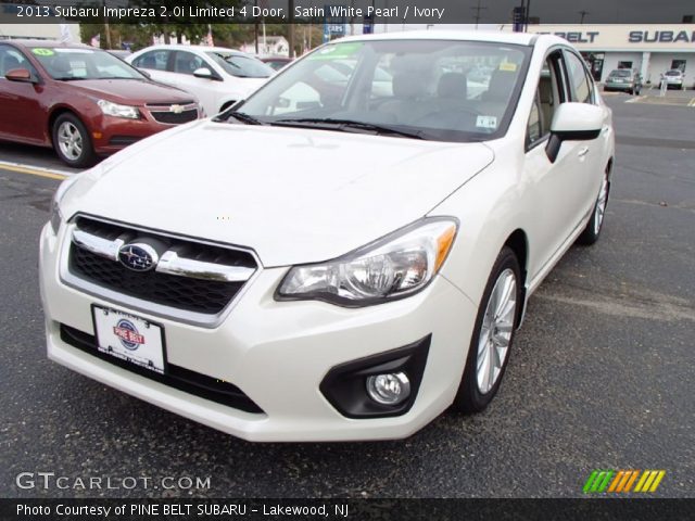 2013 Subaru Impreza 2.0i Limited 4 Door in Satin White Pearl