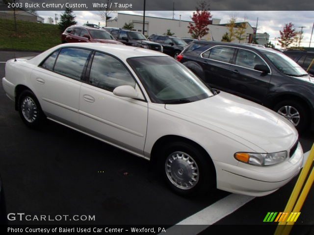 2003 Buick Century Custom in White