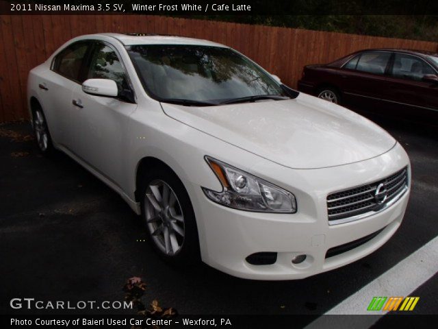 2011 Nissan Maxima 3.5 SV in Winter Frost White