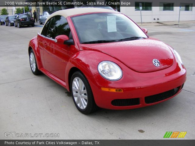 2008 Volkswagen New Beetle SE Convertible in Salsa Red