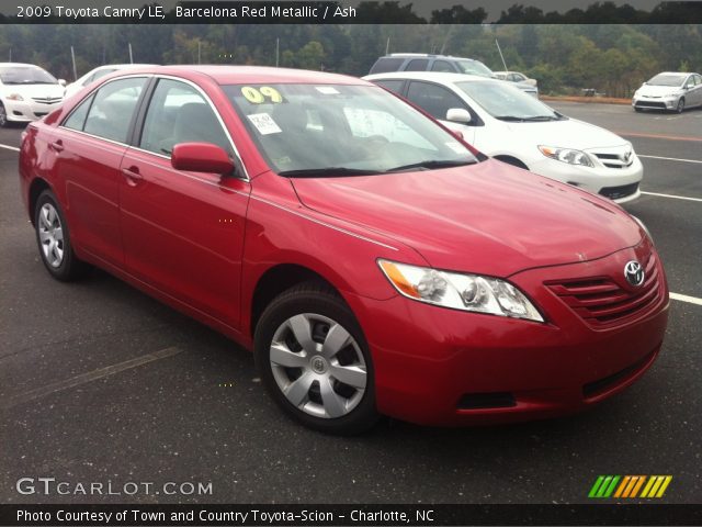 2009 Toyota Camry LE in Barcelona Red Metallic