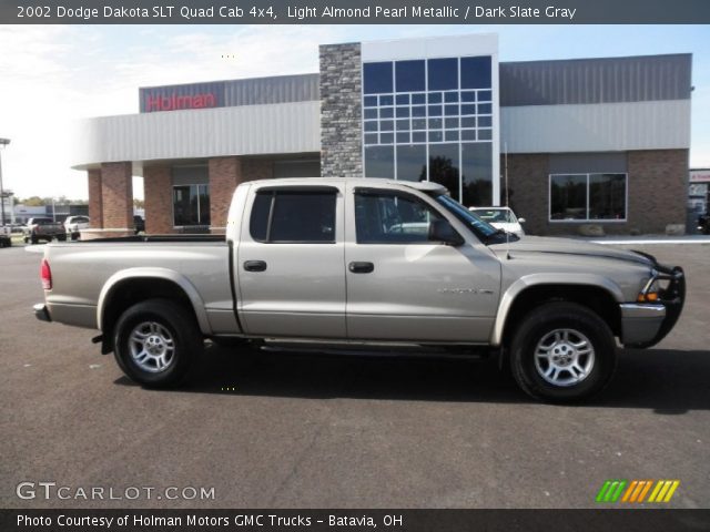 2002 Dodge Dakota SLT Quad Cab 4x4 in Light Almond Pearl Metallic