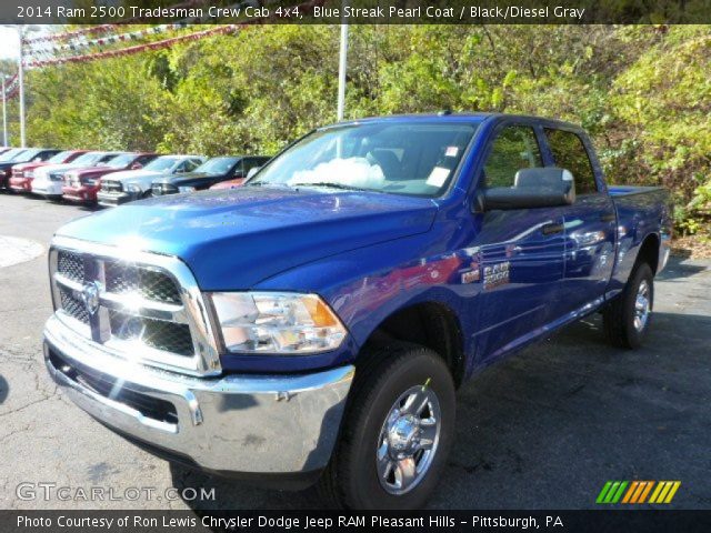 2014 Ram 2500 Tradesman Crew Cab 4x4 in Blue Streak Pearl Coat