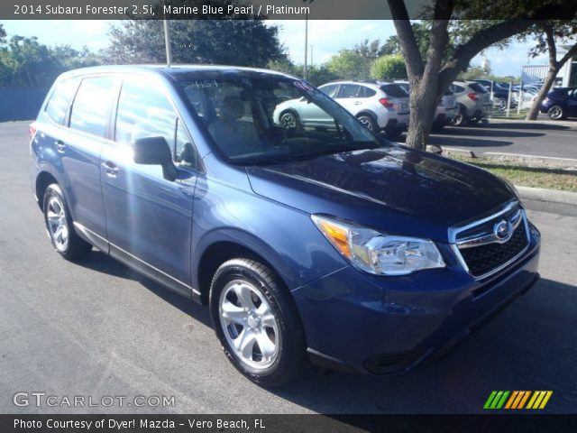 2014 Subaru Forester 2.5i in Marine Blue Pearl