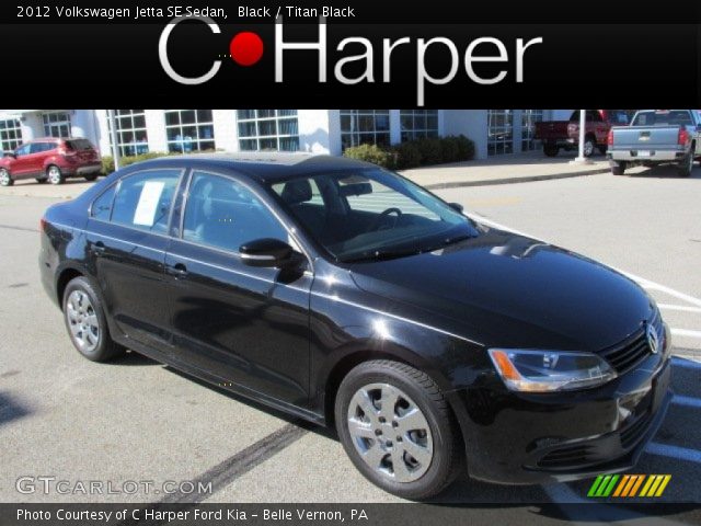 2012 Volkswagen Jetta SE Sedan in Black