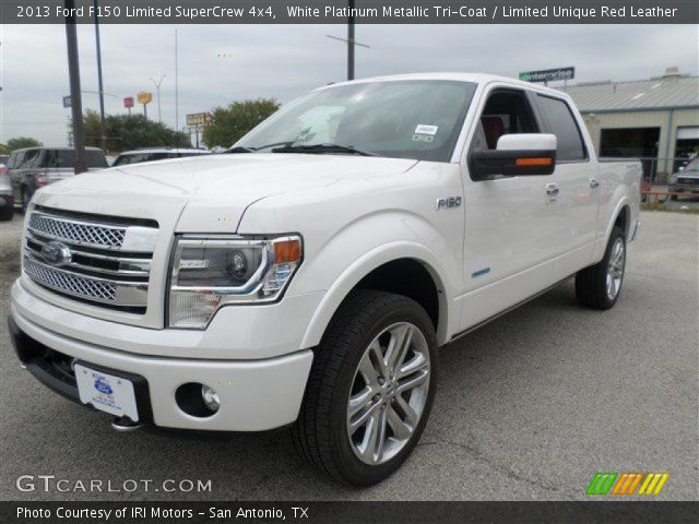 2013 Ford F150 Limited SuperCrew 4x4 in White Platinum Metallic Tri-Coat