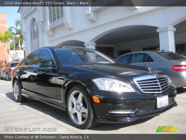 2010 Mercedes-Benz S 550 Sedan in Black