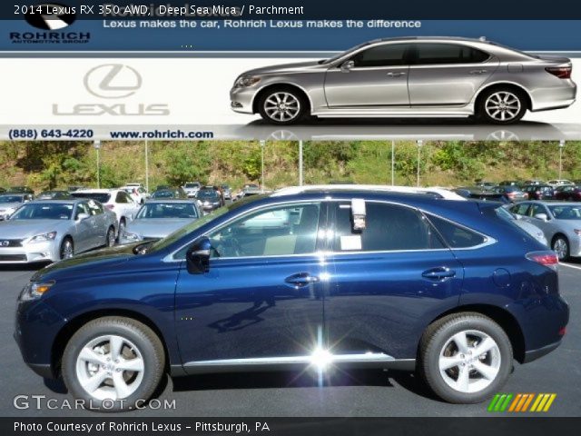 2014 Lexus RX 350 AWD in Deep Sea Mica