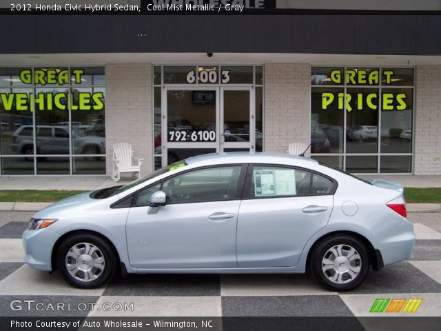 2012 Honda Civic Hybrid Sedan in Cool Mist Metallic