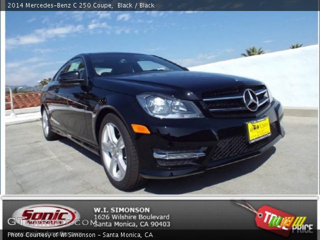 2014 Mercedes-Benz C 250 Coupe in Black