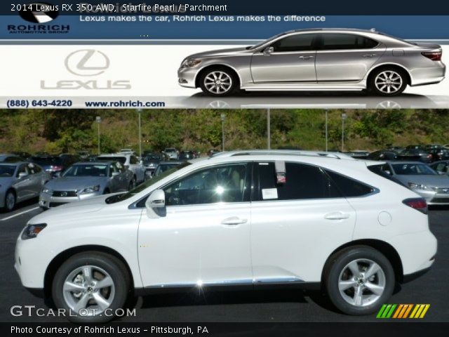 2014 Lexus RX 350 AWD in Starfire Pearl