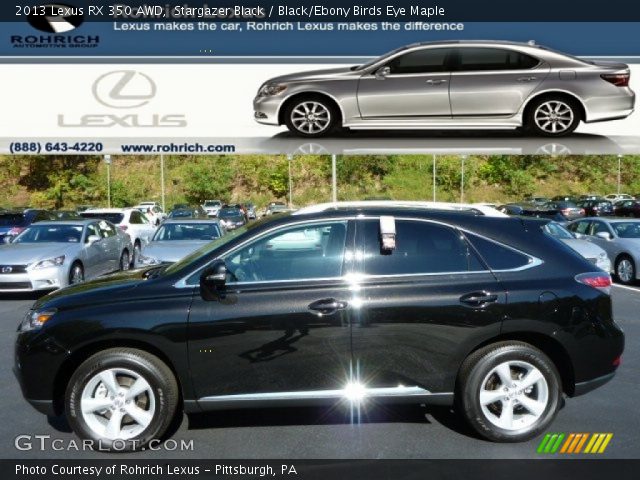 2013 Lexus RX 350 AWD in Stargazer Black