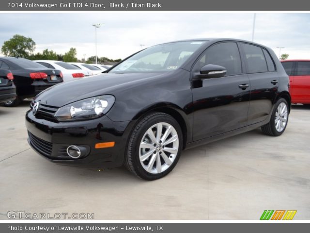 2014 Volkswagen Golf TDI 4 Door in Black