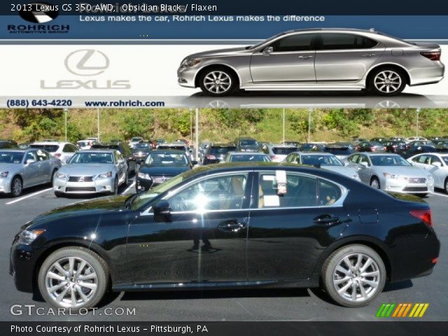 2013 Lexus GS 350 AWD in Obsidian Black