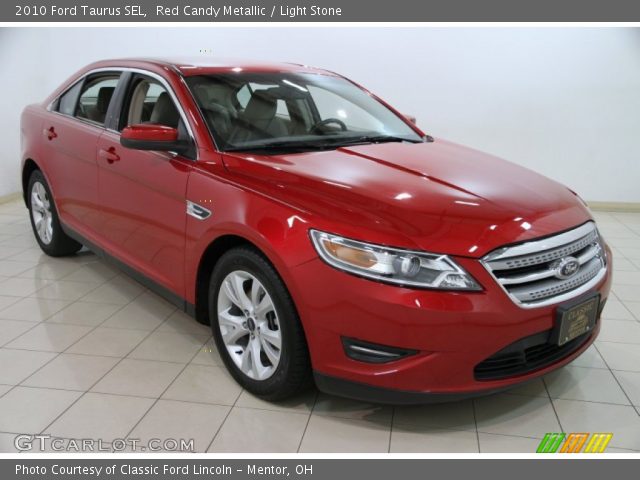 2010 Ford Taurus SEL in Red Candy Metallic