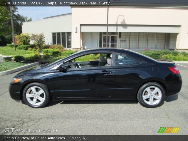 2008 Honda Civic EX-L Coupe in Nighthawk Black Pearl