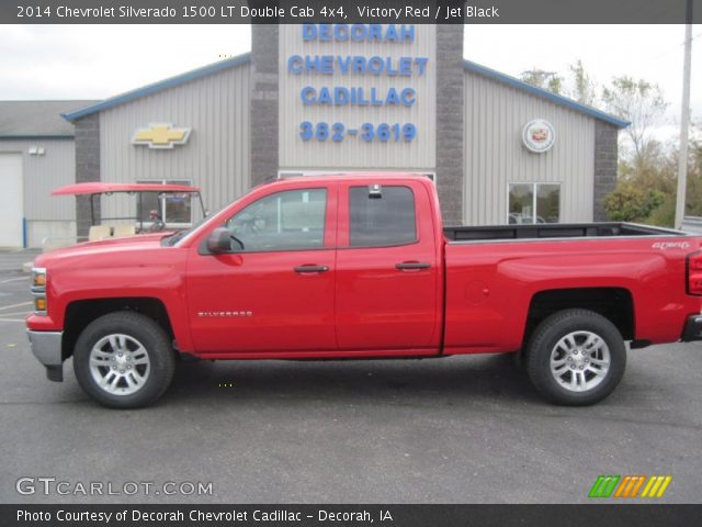 2014 Chevrolet Silverado 1500 LT Double Cab 4x4 in Victory Red