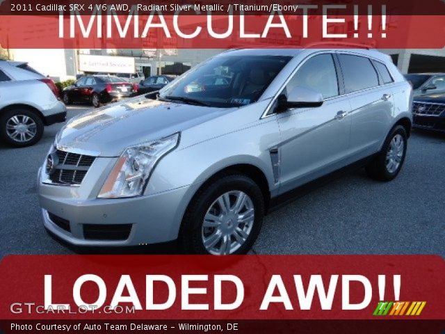 2011 Cadillac SRX 4 V6 AWD in Radiant Silver Metallic