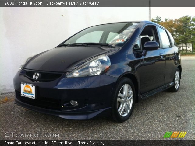 2008 Honda Fit Sport in Blackberry Pearl