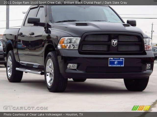 2011 Dodge Ram 1500 Sport Crew Cab in Brilliant Black Crystal Pearl
