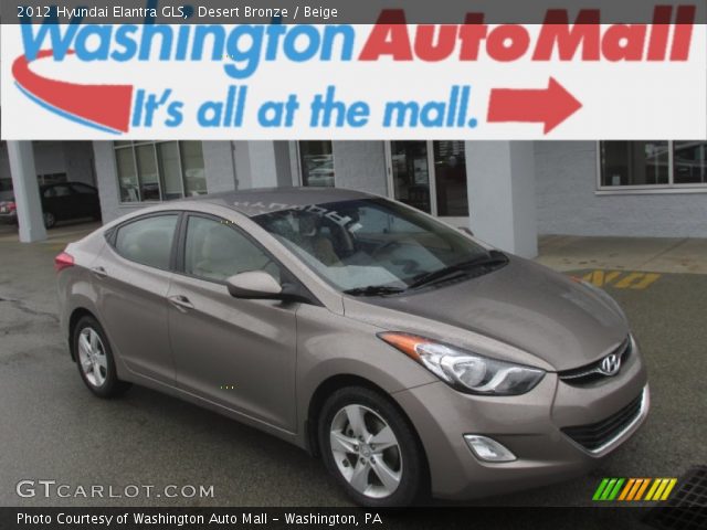 2012 Hyundai Elantra GLS in Desert Bronze