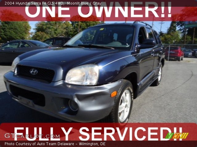 2004 Hyundai Santa Fe GLS 4WD in Moonlit Blue