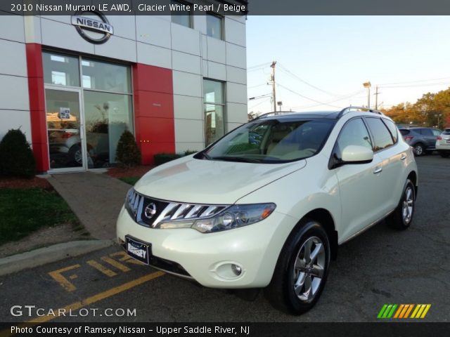2010 Nissan Murano LE AWD in Glacier White Pearl