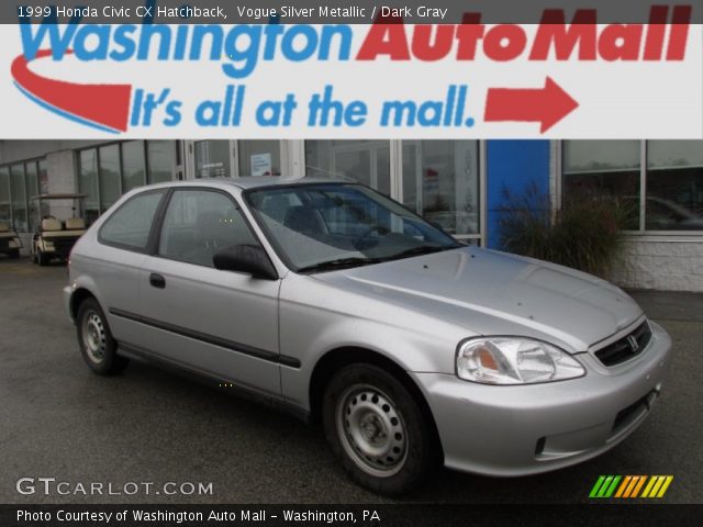 1999 Honda Civic CX Hatchback in Vogue Silver Metallic