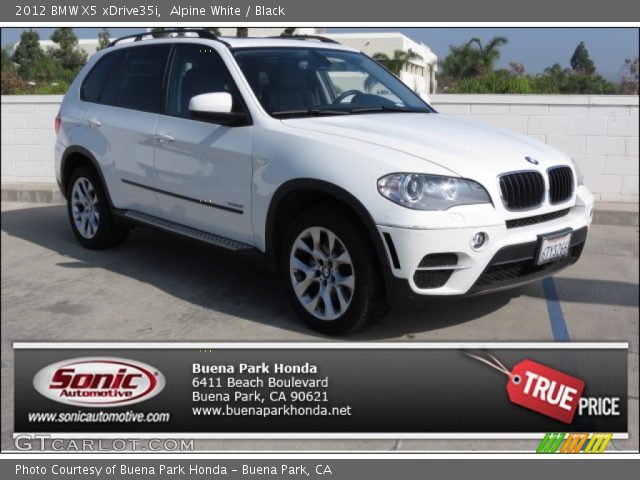 2012 BMW X5 xDrive35i in Alpine White