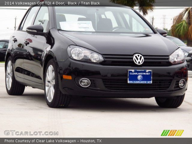 2014 Volkswagen Golf TDI 4 Door in Black