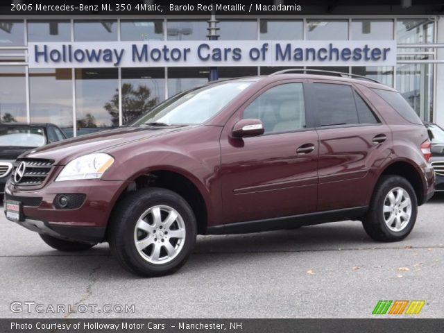 2006 Mercedes-Benz ML 350 4Matic in Barolo Red Metallic
