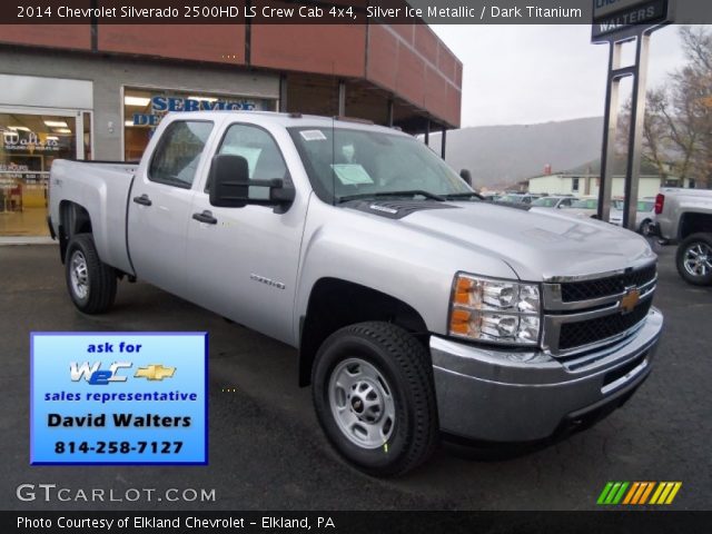 2014 Chevrolet Silverado 2500HD LS Crew Cab 4x4 in Silver Ice Metallic