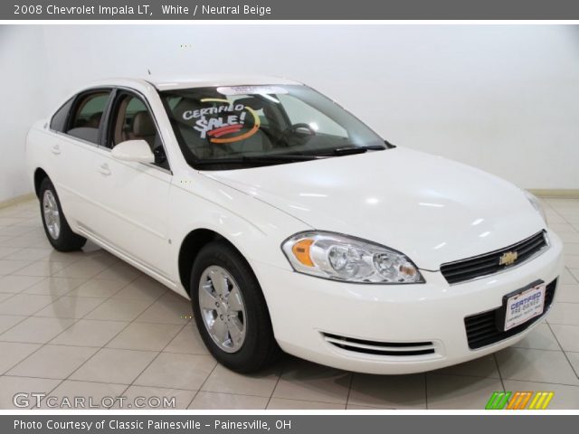 2008 Chevrolet Impala LT in White