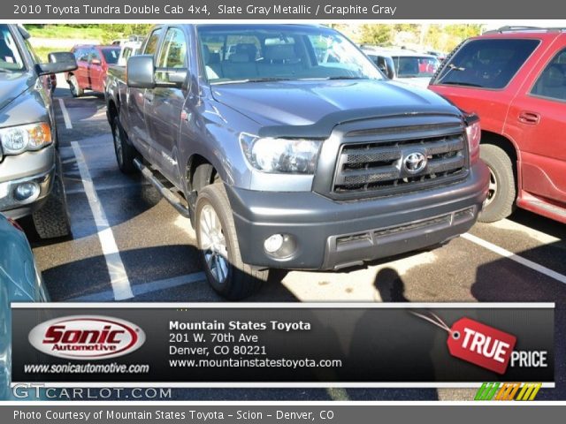 2010 Toyota Tundra Double Cab 4x4 in Slate Gray Metallic