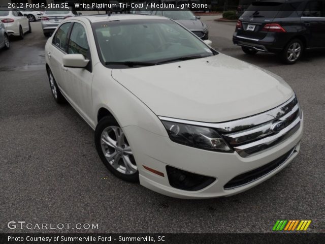 2012 Ford Fusion SE in White Platinum Tri-Coat