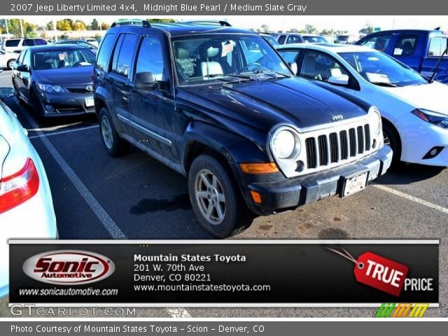 2007 Jeep Liberty Limited 4x4 in Midnight Blue Pearl