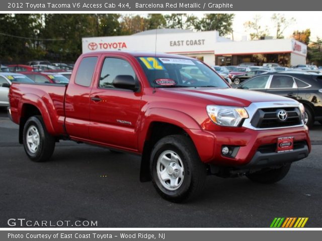 2012 Toyota Tacoma V6 Access Cab 4x4 in Barcelona Red Metallic