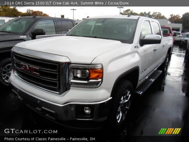 2014 GMC Sierra 1500 SLT Crew Cab 4x4 in Summit White