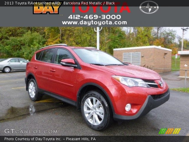 2013 Toyota RAV4 Limited AWD in Barcelona Red Metallic