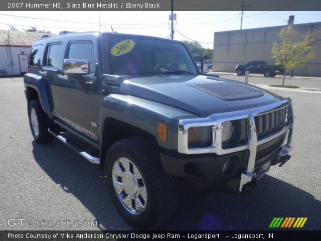 2007 Hummer H3  in Slate Blue Metallic