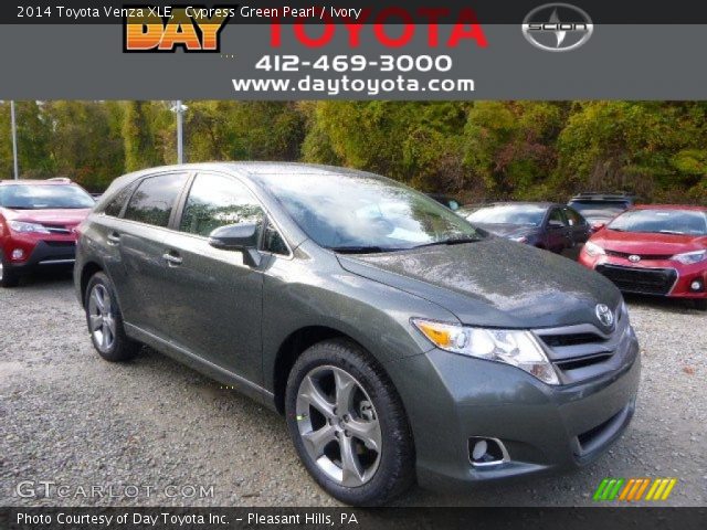 2014 Toyota Venza XLE in Cypress Green Pearl