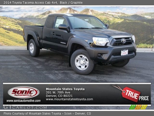 2014 Toyota Tacoma Access Cab 4x4 in Black