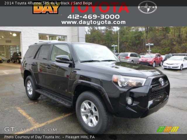2014 Toyota 4Runner SR5 4x4 in Black