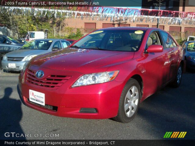 2009 Toyota Camry LE in Barcelona Red Metallic