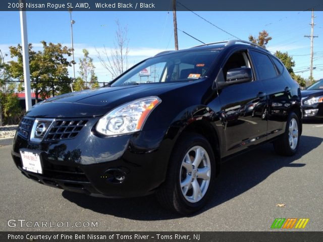 2008 Nissan Rogue SL AWD in Wicked Black